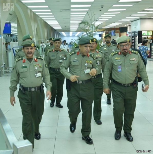 اللواء اليحيى يتابع تنفيذ خطة مغادرة ضيوف الرحمن بمطار الملك عبدالعزيز الدولي