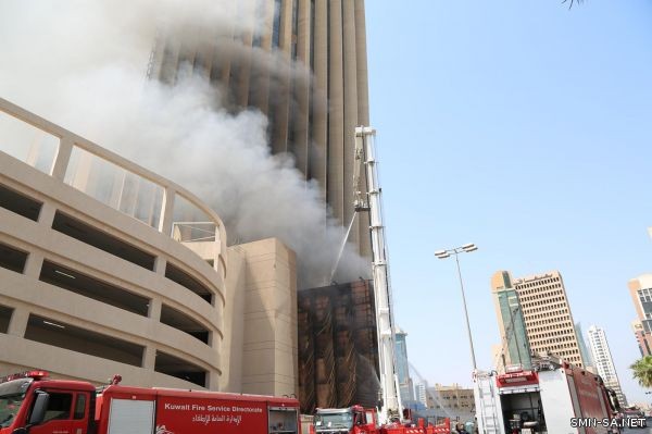 ‏بنك الكويت الوطني: السيطرة بنجاح على حريق أحد مرافق المبنى الجديد قيد الانشاء بدون إصابات