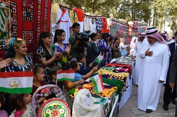 المشرف على مركز الملك سلمان للإغاثة يدشن مشروع المصدات الخرسانية لنهر بانج وجوبكجيه لدرء مخاطر الفيضانات على سكان همدوني في طاجيكستان