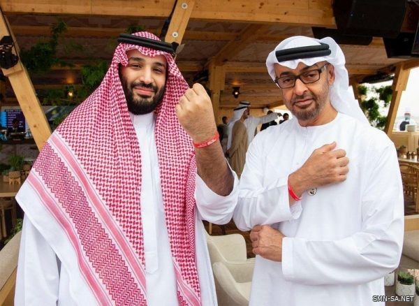 محمد بن زايد ومحمد بن سلمان يشهدان ختام منافسات الفورمولا ـ إي الدرعية