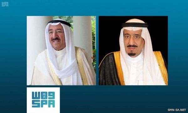 أمير الكويت يهنئ خادم الحرمين الشريفين بتأهل المنتخب السعودي لمونديال روسيا