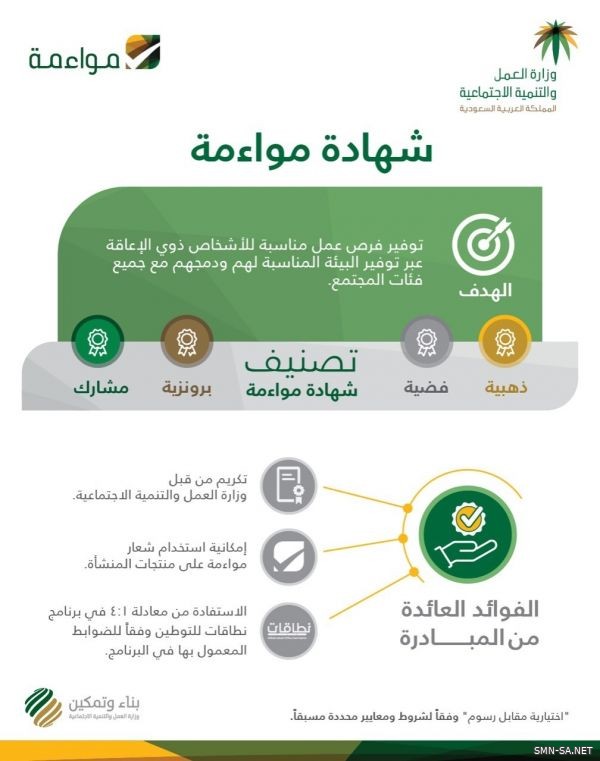 العمل والتنمية الاجتماعية" تطلق المرحلة الثانية من مواءمة لتطوير بيئة عمل المنشآت المتوسطة