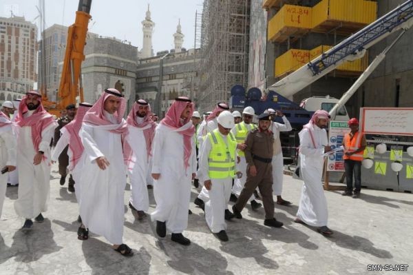 الأمير بدر بن سلطان يقف على جاهزية مرافق المسجد الحرام