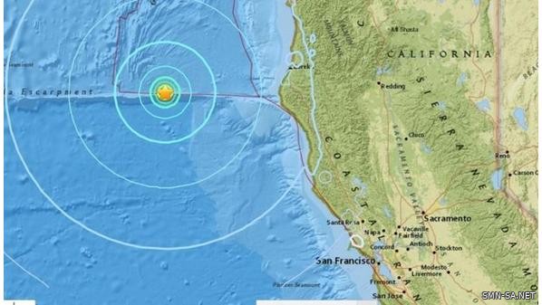 زلزال قوته 6,4 درجات يضرب ولاية كاليفورنيا الأمريكية