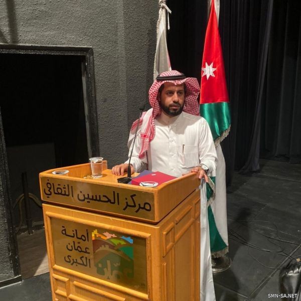 مهرجان عشتار بالأردن يكرم الإعلامي صالح الرويلي من الشبكة الإعلامية السعودية