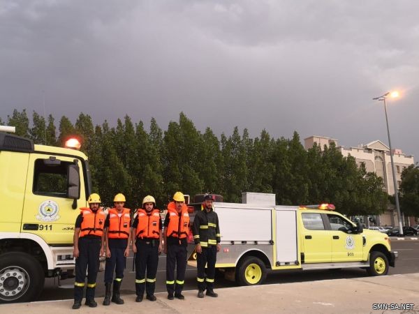 مدني مكة يدعو إلى أخذ الحيطة والحذر نتيجة للتقلبات الجوية المؤثرة