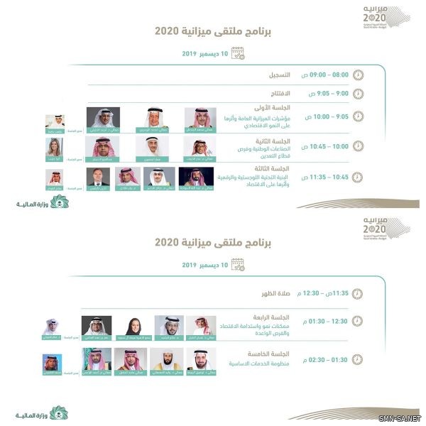 بدء أعمال جلسات ملتقى ميزانية 2020 بالرياض