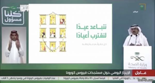 المملكة تُسجل اليوم 2442 حالة مؤكدة جديدة مصابة بكوفيد19 .. و 41,236 إجمالي حالات التعافي