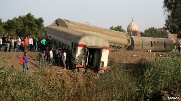 النائب العام المصري : حادث قطار دلتا مصر أودى بحياة 23 شخصا