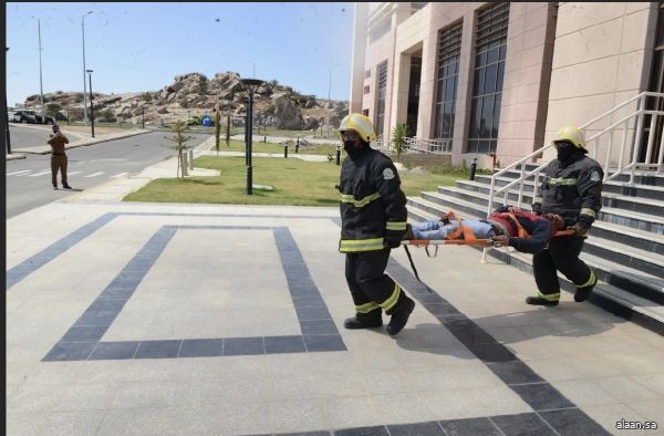 فرضية حريق وهمي بمباني المدينة الجامعية بالقرعاء