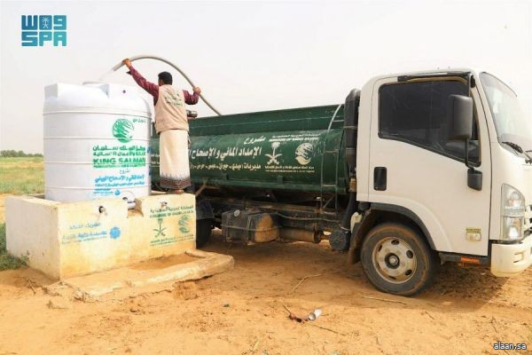 الإصحاح البيئي التابع لمركز الملك سلمان للإغاثة يضخ أكثر من 30 مليون لتر من المياه خلال شهر يناير في حجة