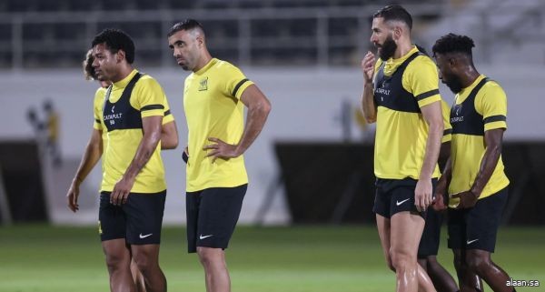 حمد الله يشارك في تدريبات الاتحاد يوم أمس