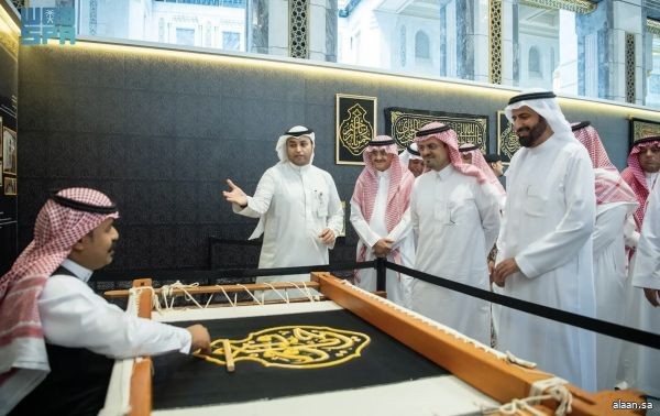 سموُّ الأمير سعود بن مشعل يتفقد مرافق  التوسعة السعودية الثالثة للمسجد الحرام